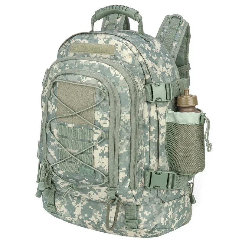 LQARMY 60L Military Tactical Backpack MOLLE Assault Rucksack