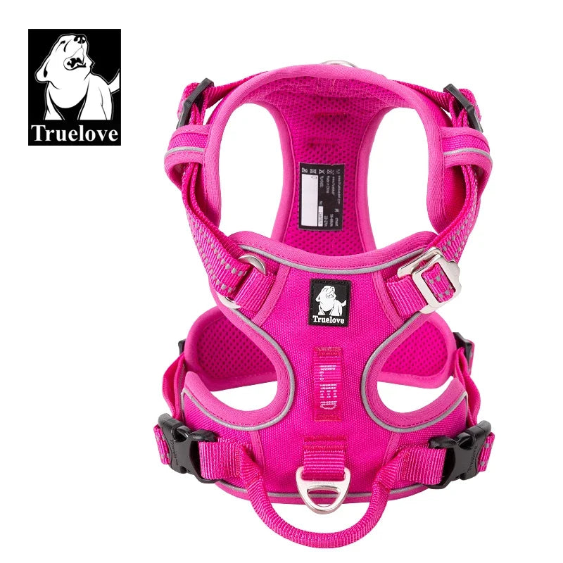 Reflective No Pull Dog Harness Adjustable Nylon Vest