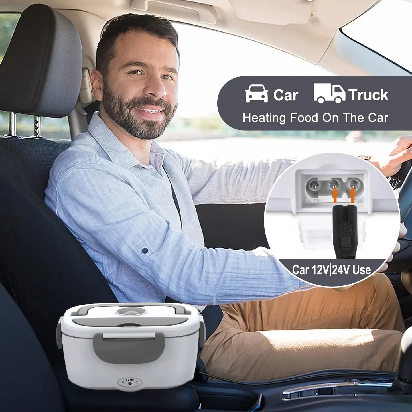 NoEnName Null Electric Portable Food Warmer Lunch Box