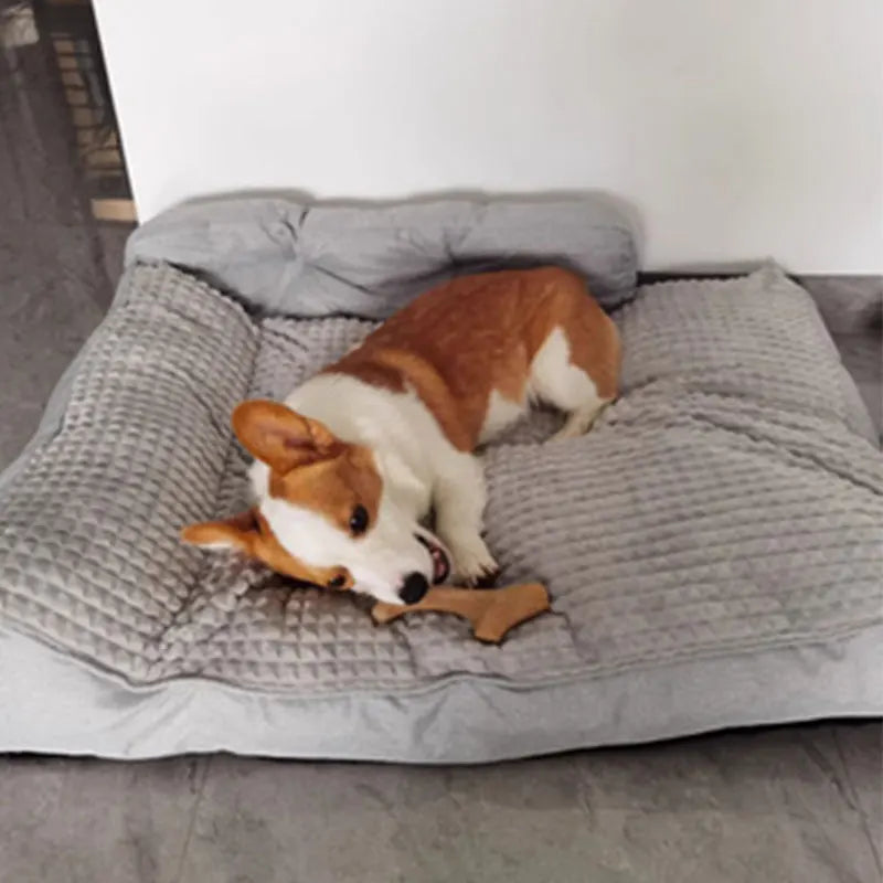 Extra Large Winter Dog Bed Deep Sleep Cushion For Big Dogs