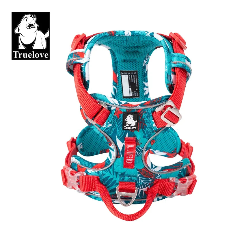 Reflective No Pull Dog Harness Adjustable Nylon Vest