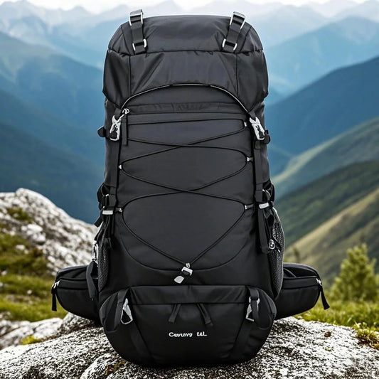 Men's Hiking Backpack 50L Waterproof Rucksack For Camping