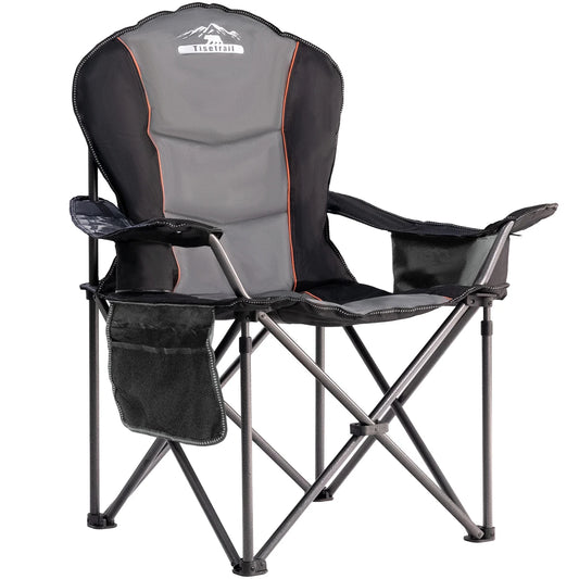 Tisetrail Oversized Camping Chair with Cooler and Padding