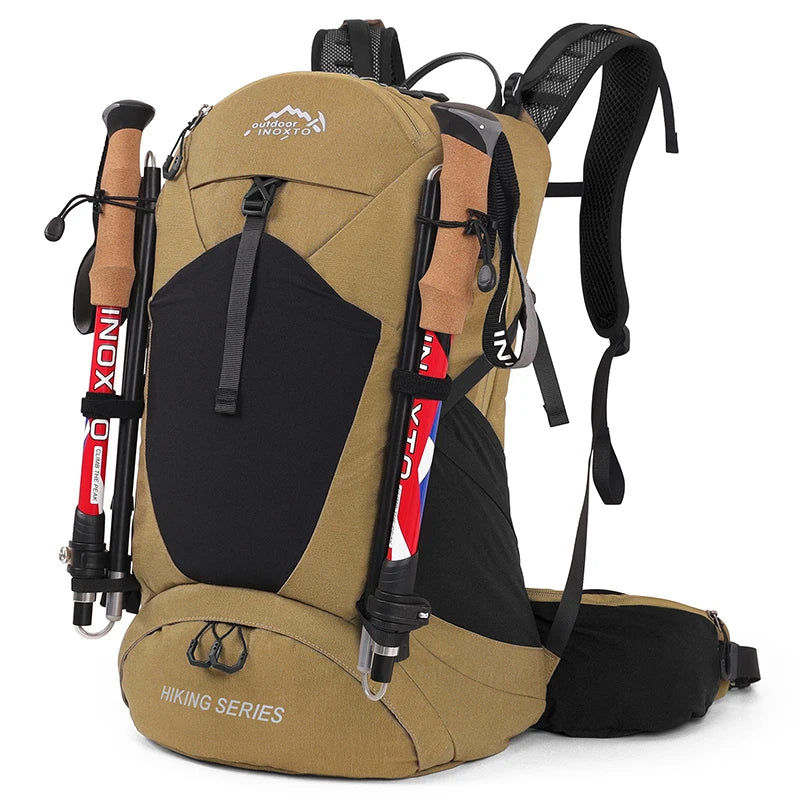 Unisex 35L Mountaineering Backpack Waterproof Hiking Bag
