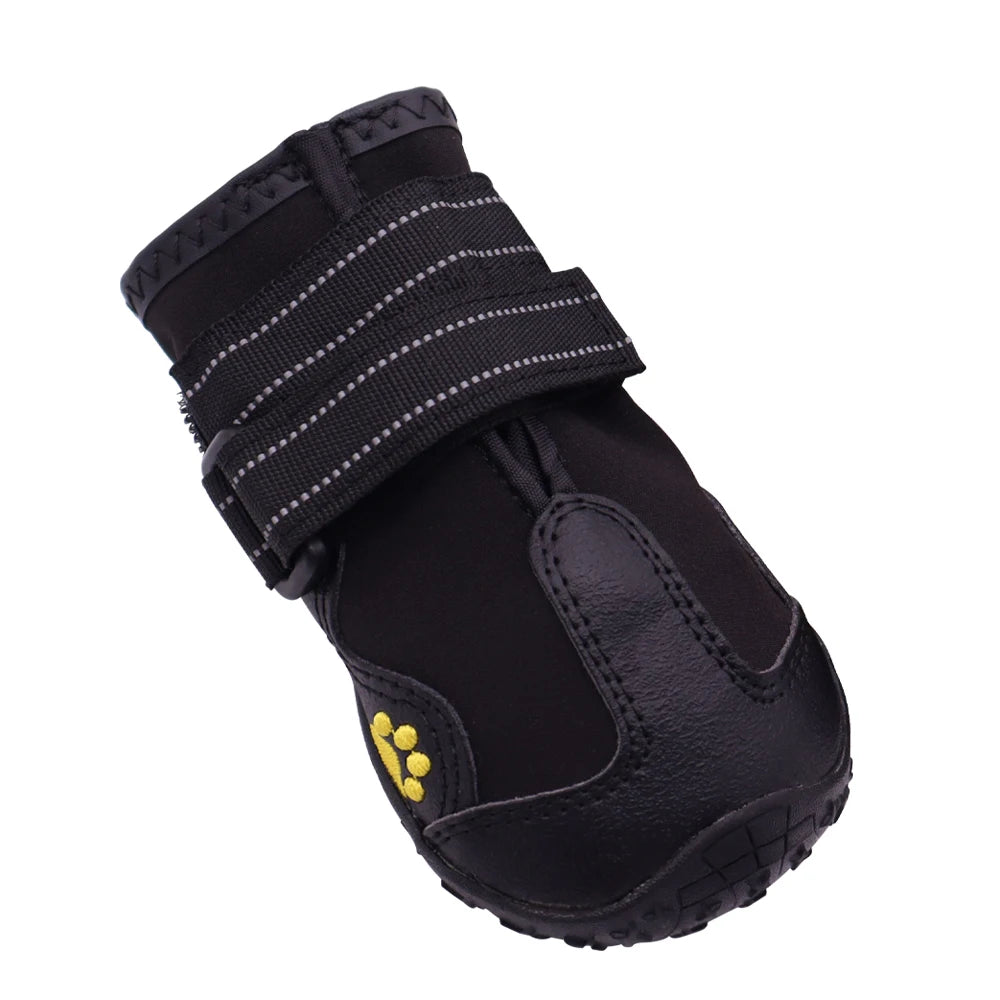 Winter Warm Dog Shoes Waterproof Anti Slip Fleece Boots
