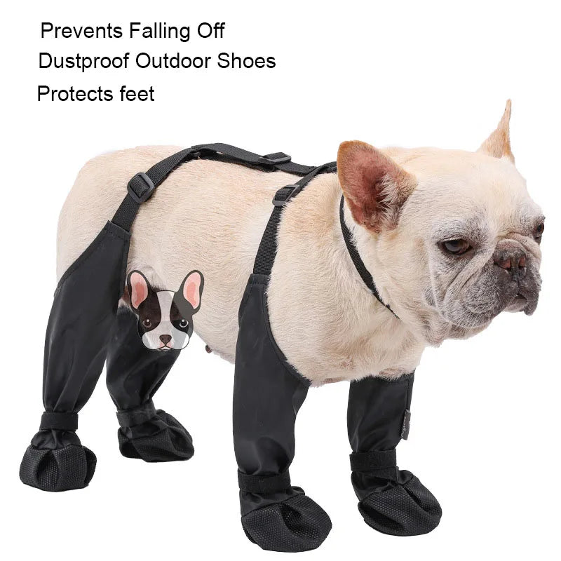 Waterproof Adjustable Dog Shoes For Outdoor Walking