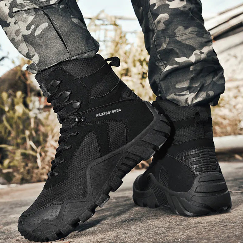 CHRLCK Waterproof Hiking Boots Camouflage Tactical Shoes