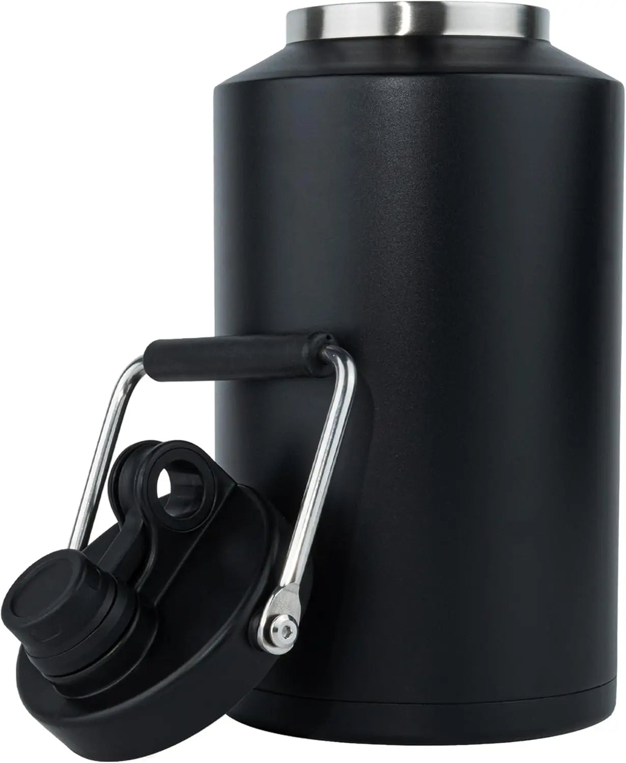 Insulated One Gallon Stainless Steel Jug with Handle for Drinks