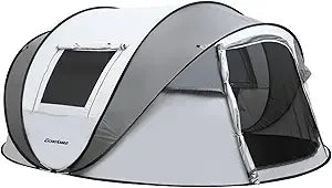 Camping Instant Pop Up Tent For 2 10 People Water Resistant