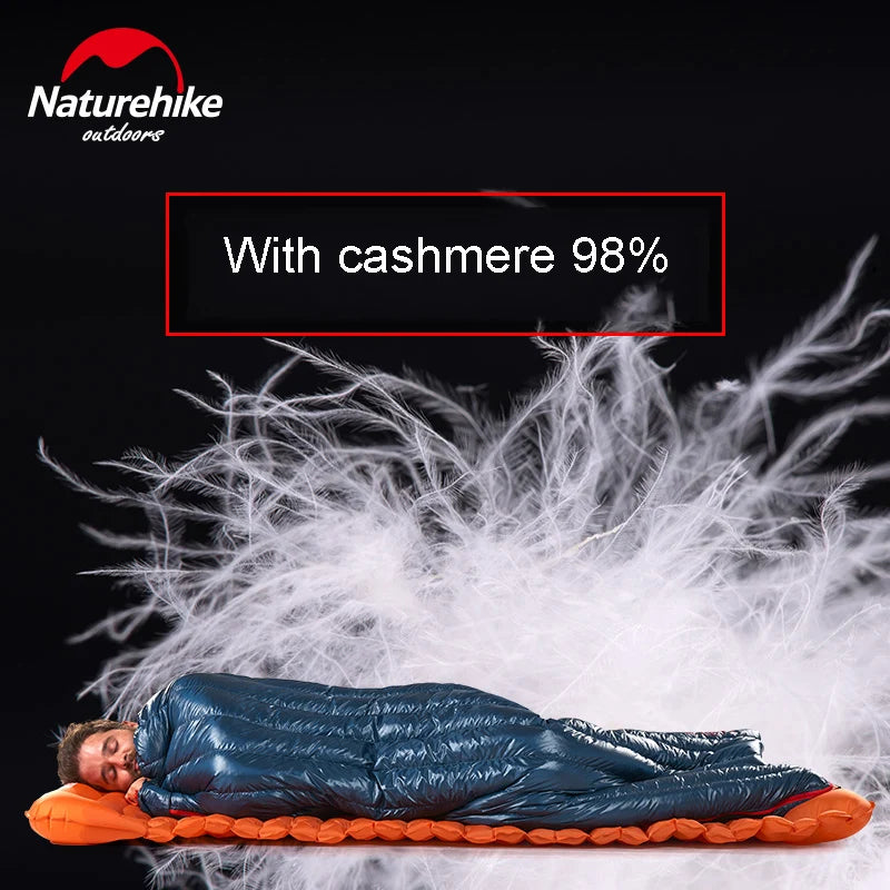 Naturehike Ultralight Goose Down Sleeping Bag for Winter Camping