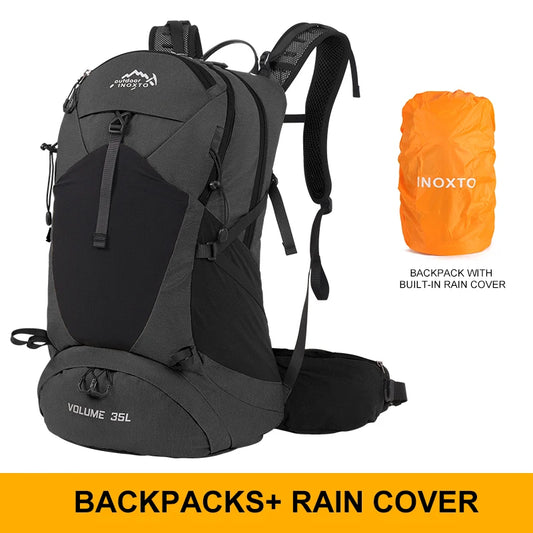 Unisex 35L Mountaineering Backpack Waterproof Hiking Bag