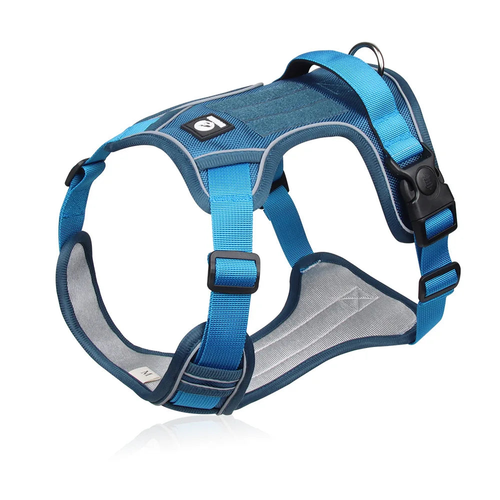 Reflective Dog Harness 1680D Waterproof Oxford Vest Large