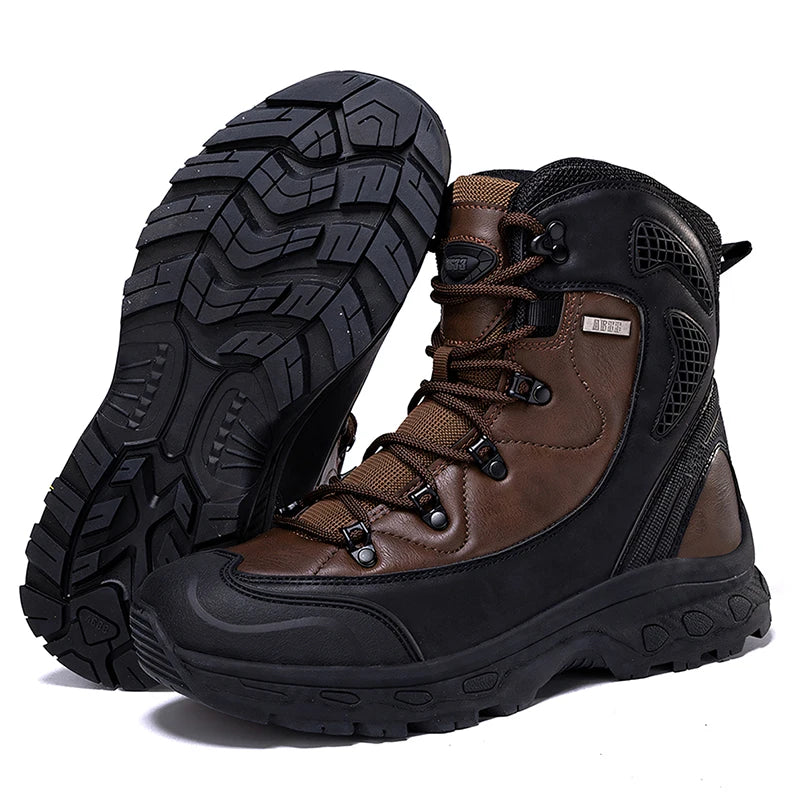 Men's Waterproof Mountain Climbing Boots for Outdoor Adventures