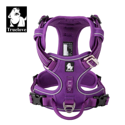 Reflective No Pull Dog Harness Adjustable Nylon Vest