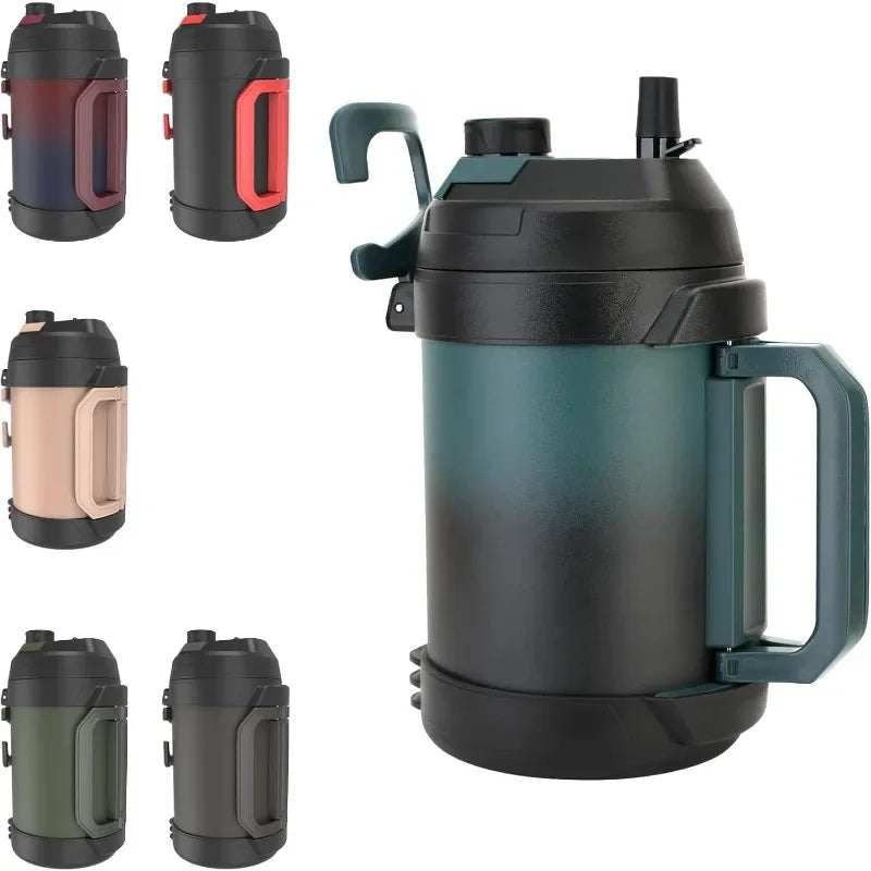 128oz Insulated Stainless Steel Sports Water Jug for Outdoor Use