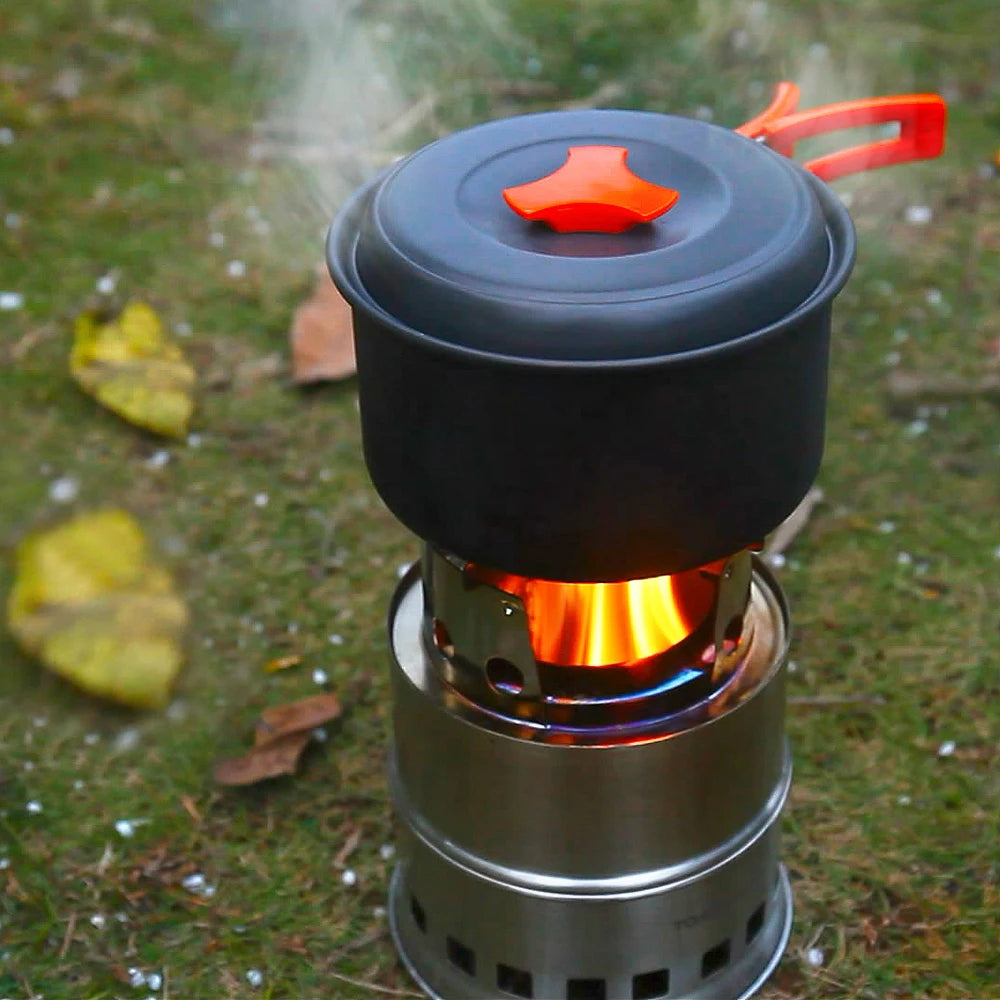 VGEBY Portable Folding Windproof Wood Burning Stove