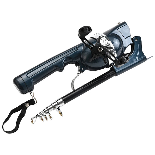 Portable Folding Telescopic Fishing Rod with Reel for Travel