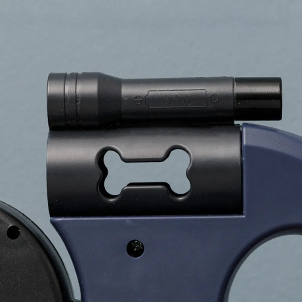 Double Headed Dog Leash With 360 Degree Swivel LED Light