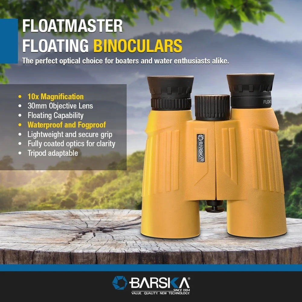 Waterproof Floating Binoculars 10x30mm Ideal for Water Sports
