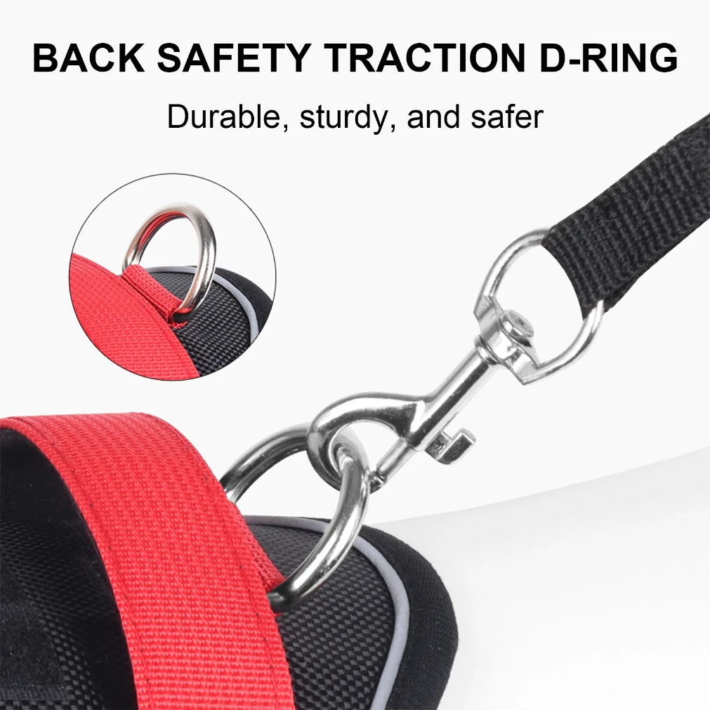 Reflective Dog Harness 1680D Waterproof Oxford Vest Large
