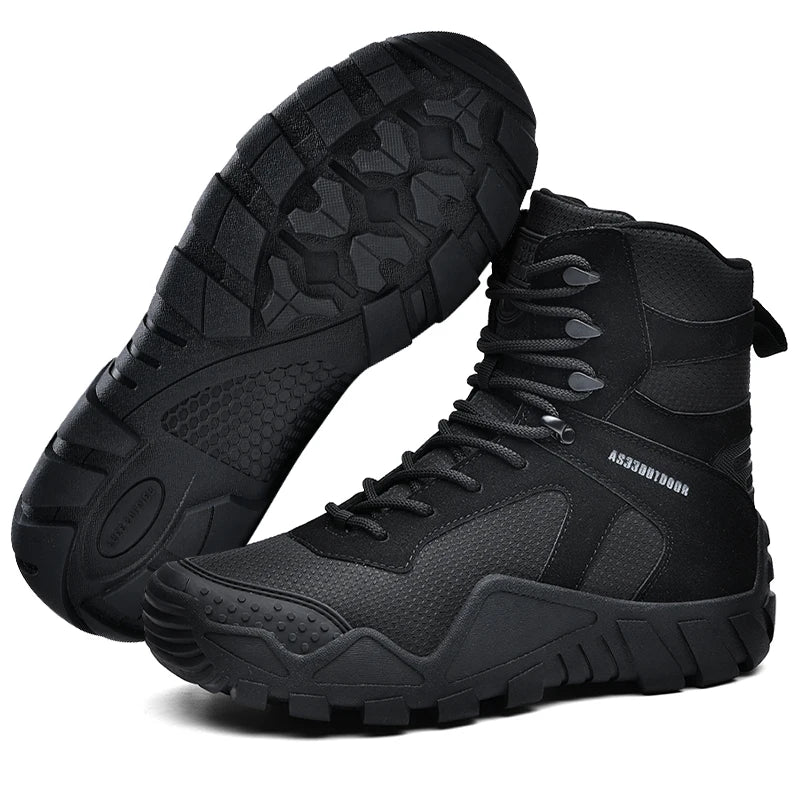 Mens Waterproof Hiking Boots Lightweight Outdoor Work Shoes