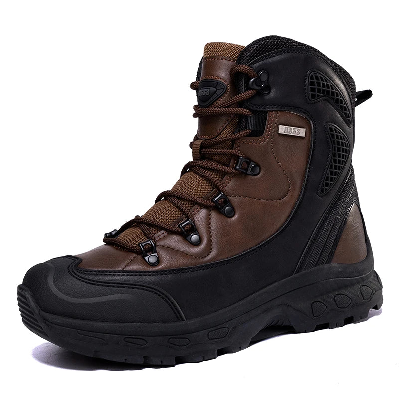 Men's Waterproof Mountain Climbing Boots for Outdoor Adventures