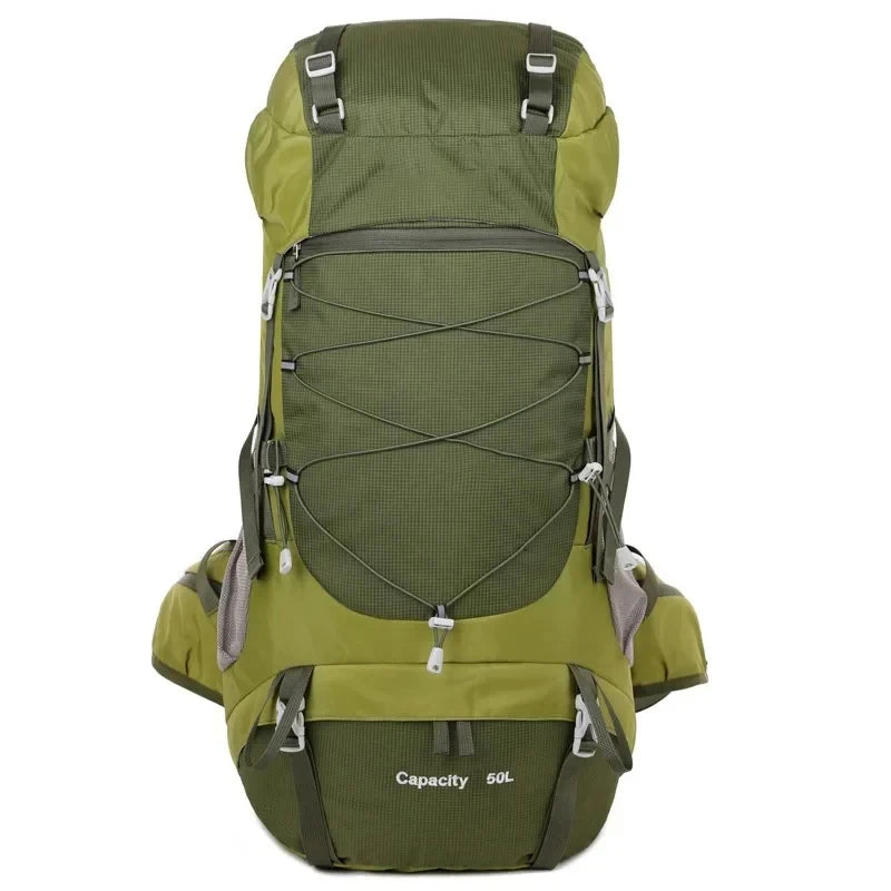 Men's Hiking Backpack 50L Waterproof Rucksack For Camping