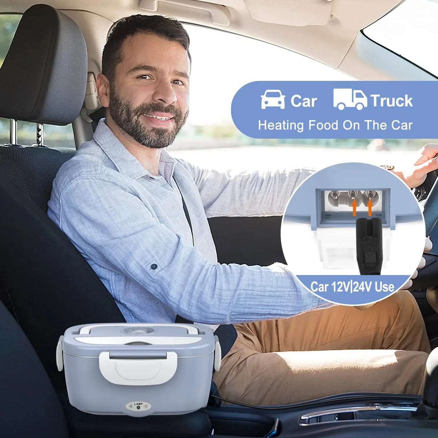 NoEnName Null Electric Lunch Box Portable Food Warmer