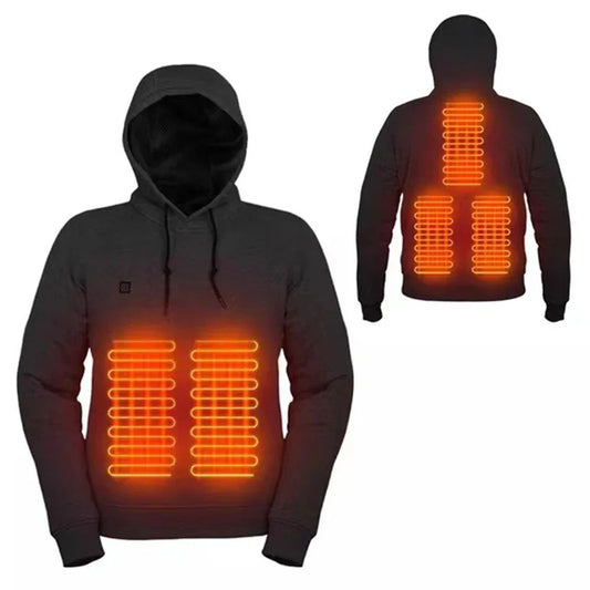 USB Heated Hoodie for Men and Women with 3 Heat Levels
