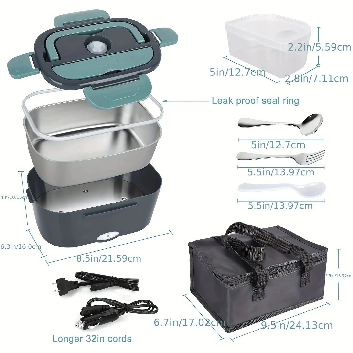 NoEnName Null Electric Lunch Box Portable Food Warmer